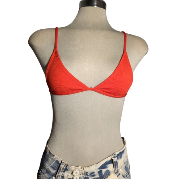 COPY - XHILARATION Red White and Blue Strapless Swimming Bra Size M - Picture 10 of 10